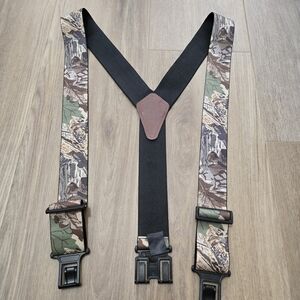 Men's Elastic Hook End Camouflage Advantage Timber Perry Suspenders